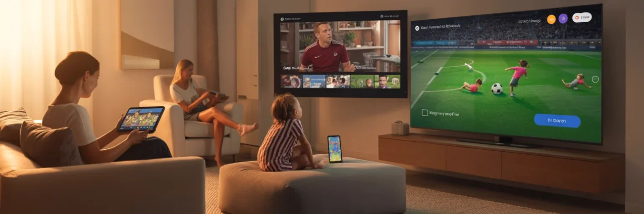 IPTV Multi Connections Exclusive Streaming on 3 Different Devices with One Subscription