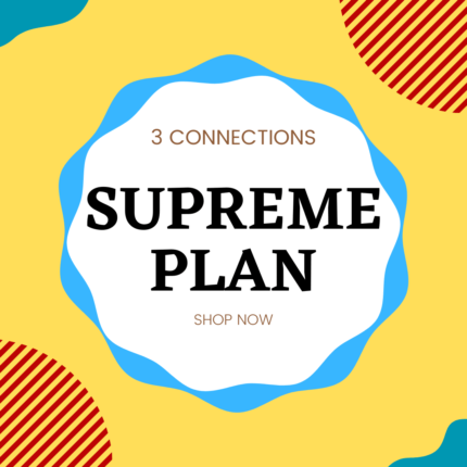 IPTV 12 Months Plan with 2 Free Months – 3 Connections