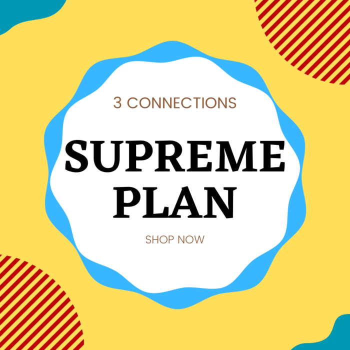 IPTV 12 Months Plan with 2 Free Months – 3 Connections